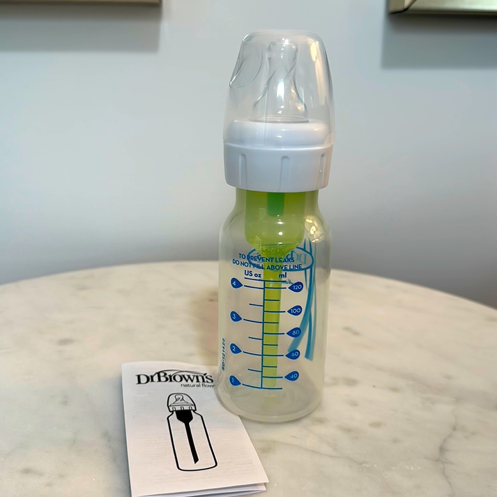 Dr Browns natural flow baby bottle - never used